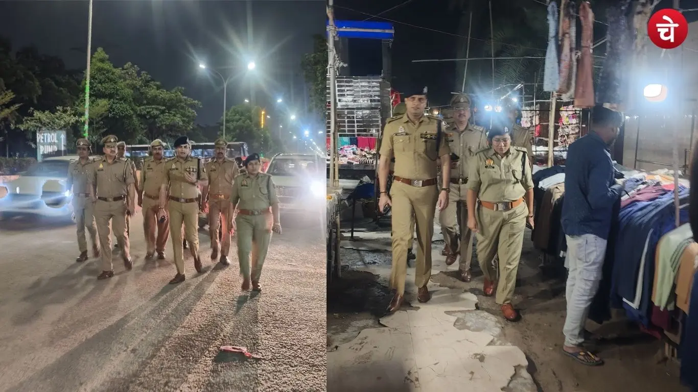 Gautam Buddha Nagar police officials inspect security arrangements ahead of the festive season